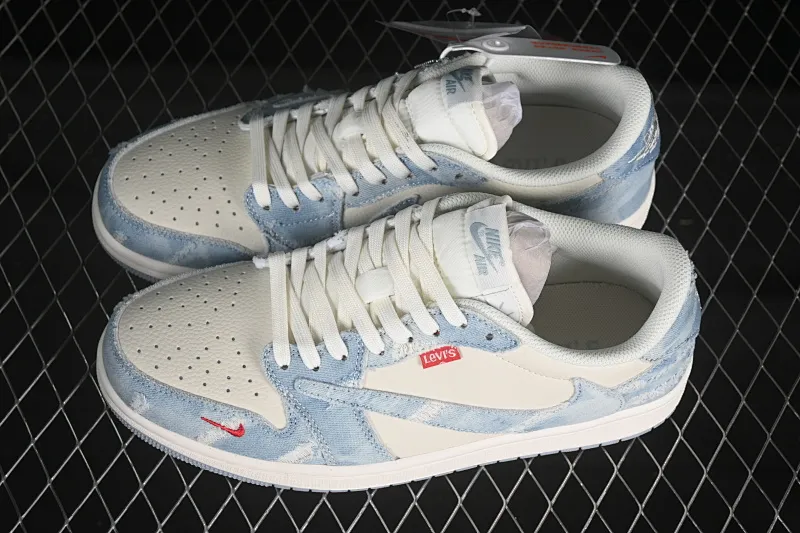 All categories Air Jordan Jordan series basketball shoes Air Jordan 1 Low high-end customized low-top sneakers Travis Scott x Fragment Design x Air Jordan 1 Low OG SP AJ1 Levi's joint low-top cultural casual sneakers LE2436-137